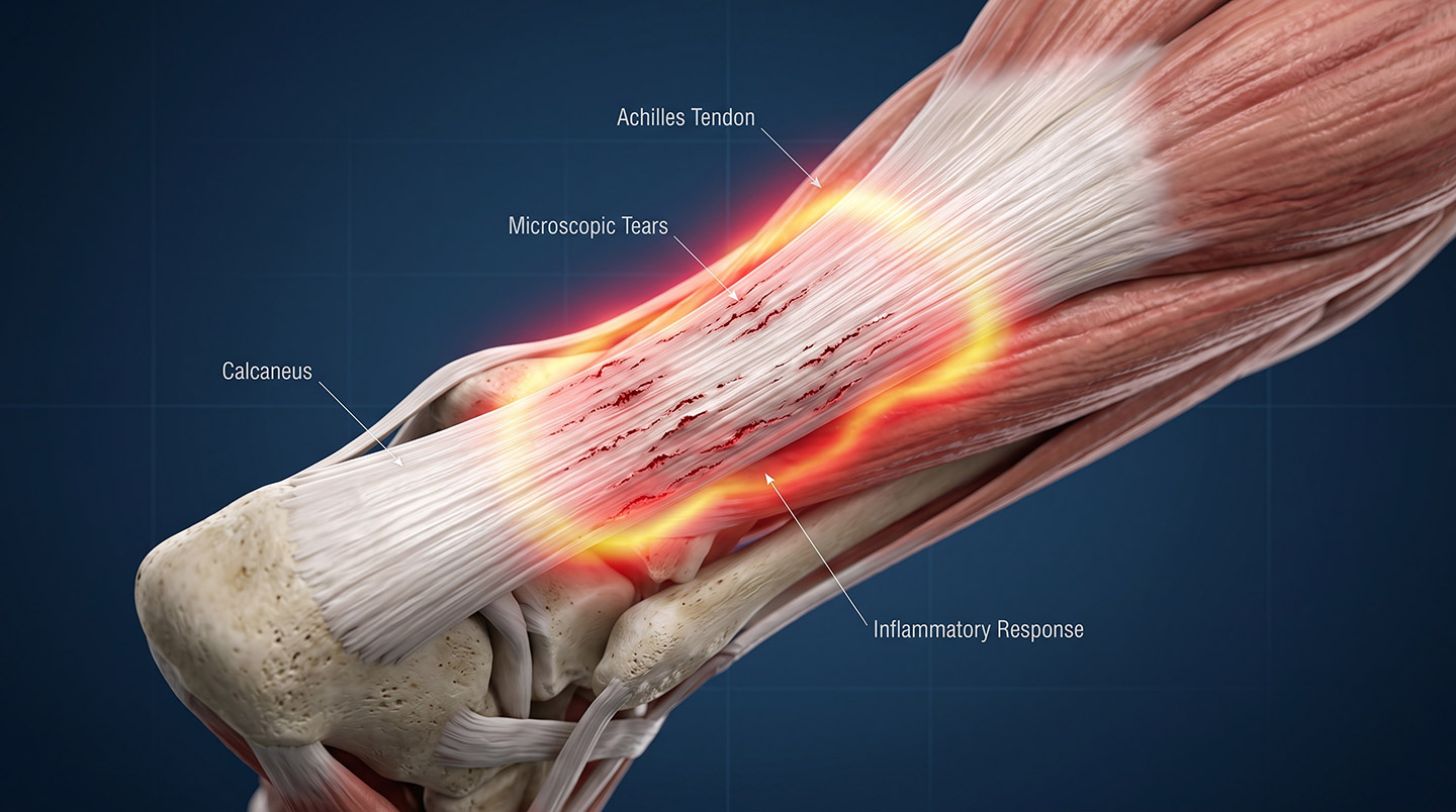 Heel and Achilles pain when walking or running