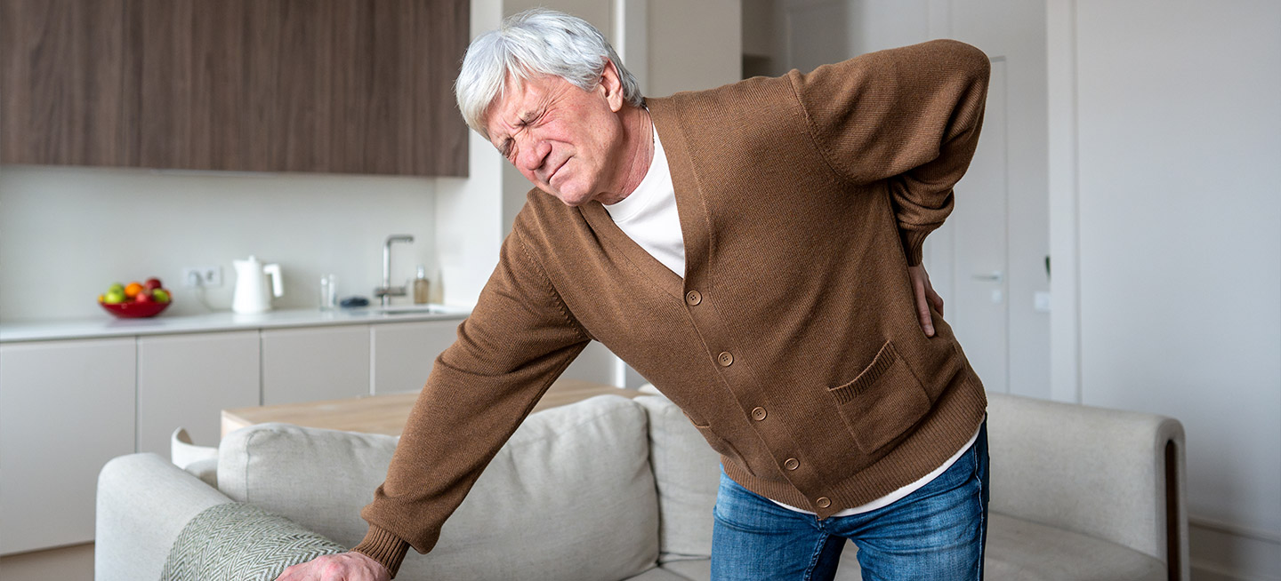 Back pain and stiffness